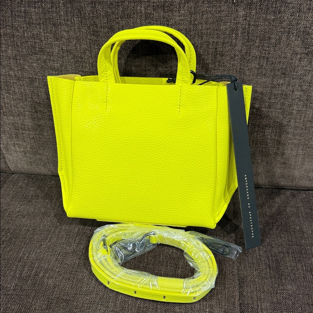 Ampersand as Apostrophe Micro-Tote Crossbody